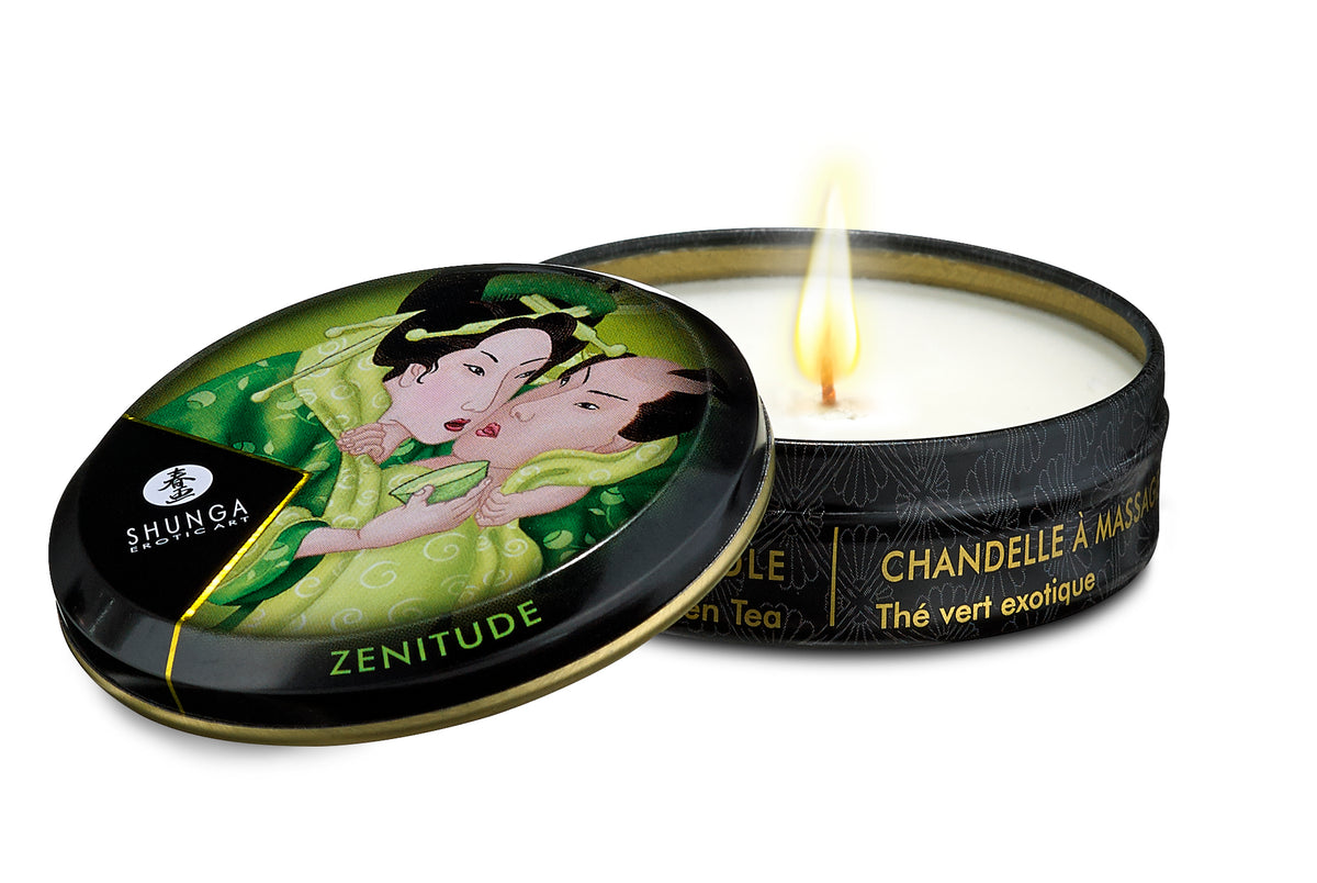 MINI MASSAGE CANDLE ZENITUDE/ EXOTIC GREEN TEA 1 OZ - SH4611