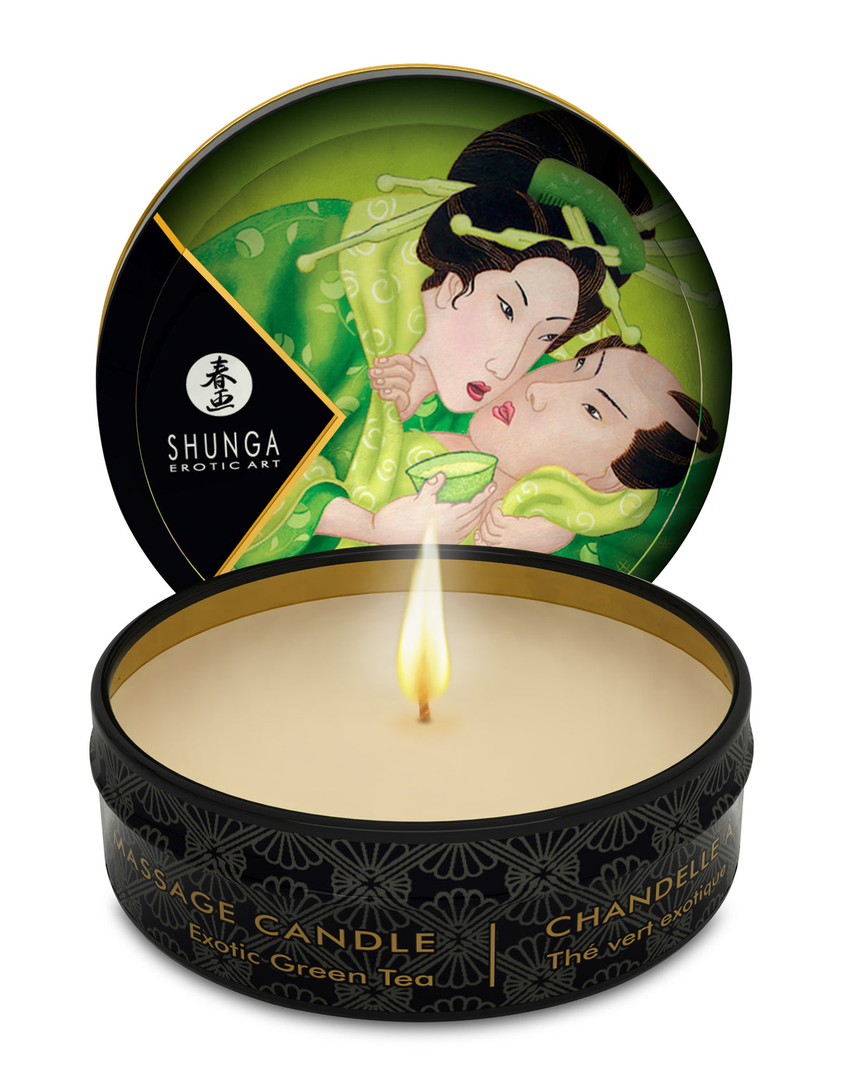 MINI MASSAGE CANDLE ZENITUDE/ EXOTIC GREEN TEA 1 OZ - SH4611