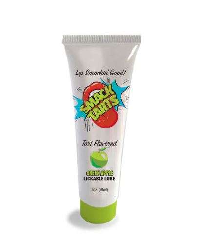 SMACK TARTS LICKABLE LUBE SOUR GREEN APPLE 2OZ