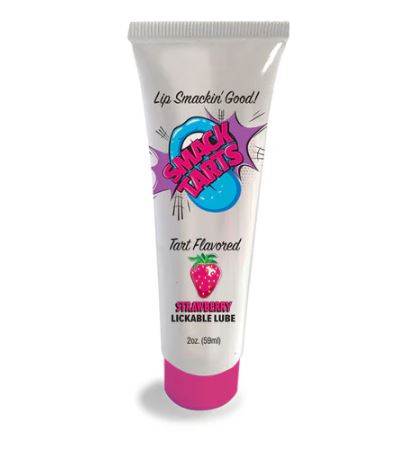 SMACK TARTS LICKABLE LUBE SOUR STRAWBERRY 2OZ