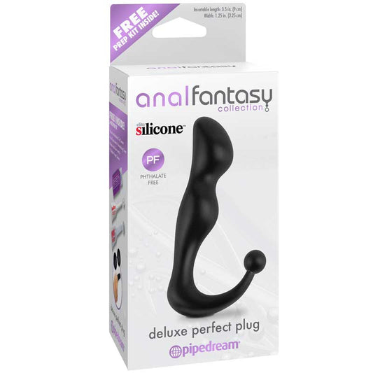 Pipedream Anal Fantasy Collection Silicone Deluxe Perfect Plug Black