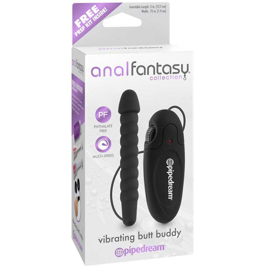 Pipedream Anal Fantasy Collection Remote-Controlled Vibrating Butt Buddy Black