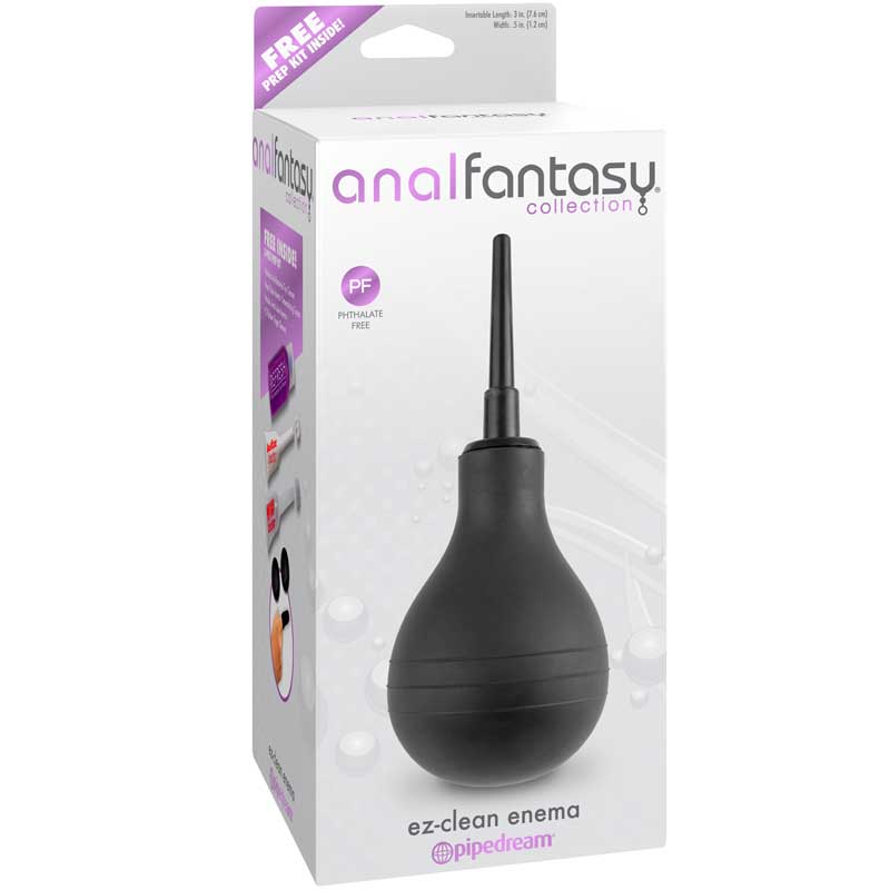 Pipedream Anal Fantasy Collection EZ-Clean Enema Black