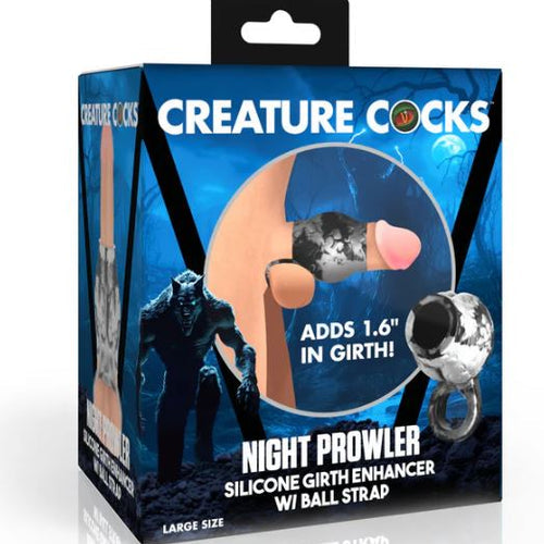 CREATURE COCKS NIGHT PROWLER SILICONE GIRTH ENHANCER LARGE - XRAH472L