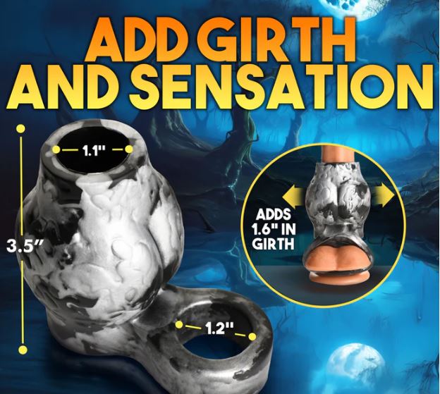 CREATURE COCKS NIGHT PROWLER SILICONE GIRTH ENHANCER LARGE - XRAH472L