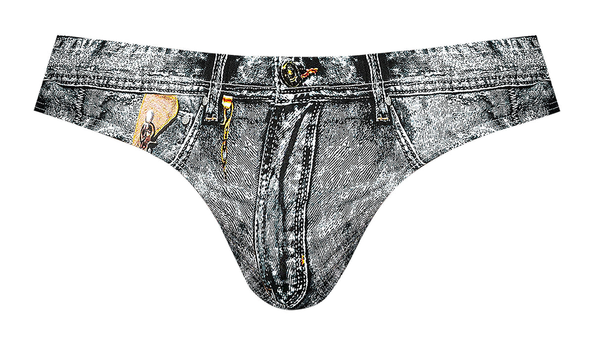 DIRTY DENIM BIKINI BLUE LARGE - MP486286DNLG