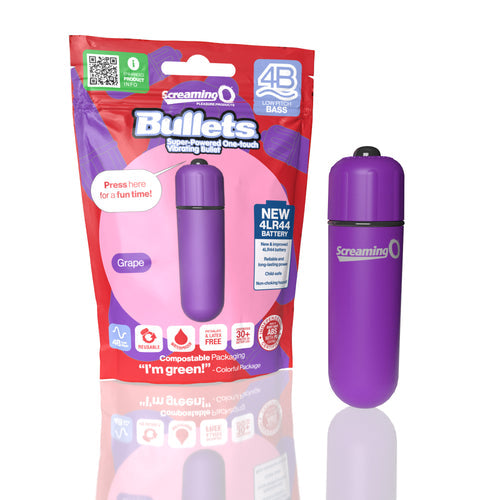 SCREAMING O 4B BULLET GRAPE (BASS) - SCR4BBULGP