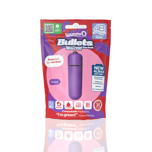 SCREAMING O 4B BULLET GRAPE (BASS) - SCR4BBULGP