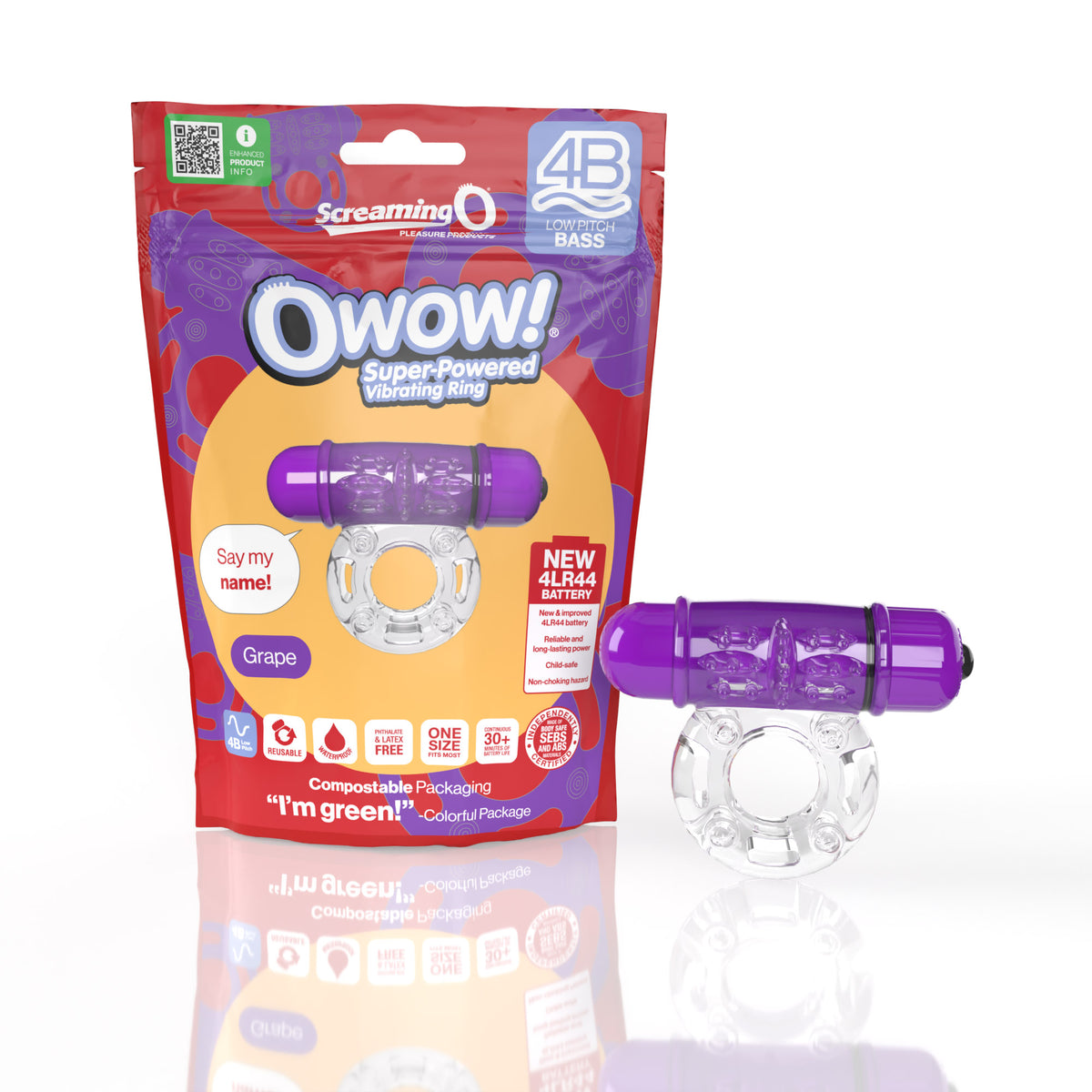 SCREAMING O 4B OWOW GRAPE (BASS) - SCR4BOWGP