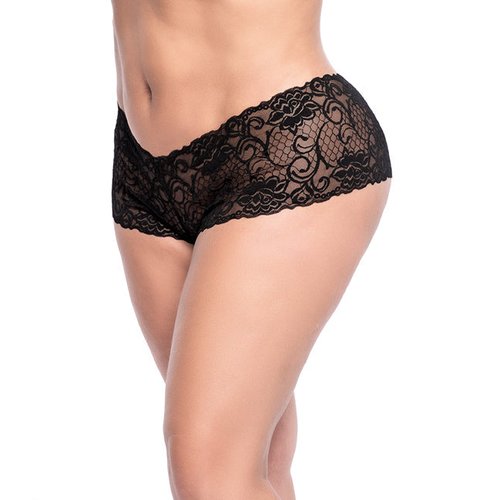An absolute essential! This lace boy short is the perfect addition to your panty drawer. D