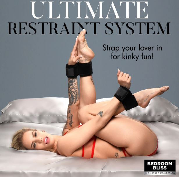 BEDROOM BLISS WRIST TO ANKLE RESTRAINTS - XRAH501