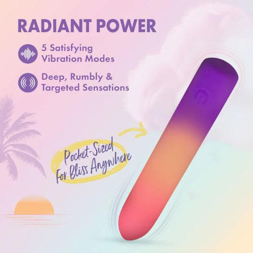 PLAY WITH ME SUNSET PASSION 6 IN BULLET VIBRATOR - BN50800