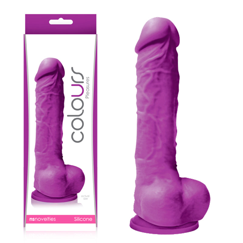 Colours Pleasures 5 in. Dildo Purple