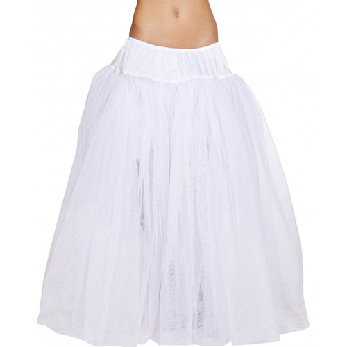 4554 - Full Length White Petticoat