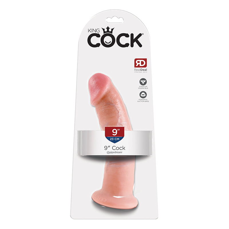 Pipedream King Cock 9 in. Cock Realistic Dildo With Suction Cup