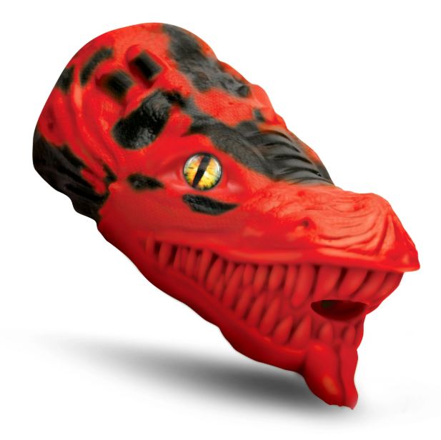 CREATURE COCKS DRAGON TAMER SILICONE STROKER RED - XRAH541RED