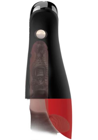 PDX ELITE FUCK-O-MATIC PRO XL WHITE/RED - PDRD55420