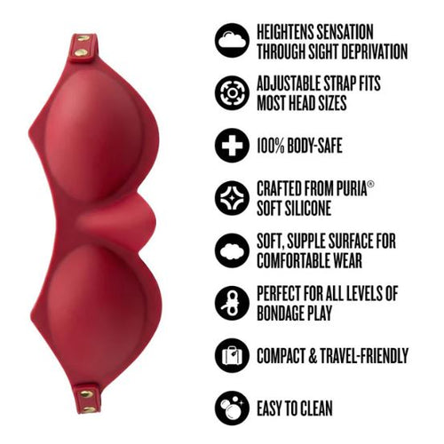 TEMPTASIA ARDOR BLINDFOLD RED - BN55538