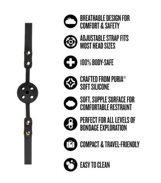 TEMPTASIA ARDOR BALL GAG BLACK - BN55555