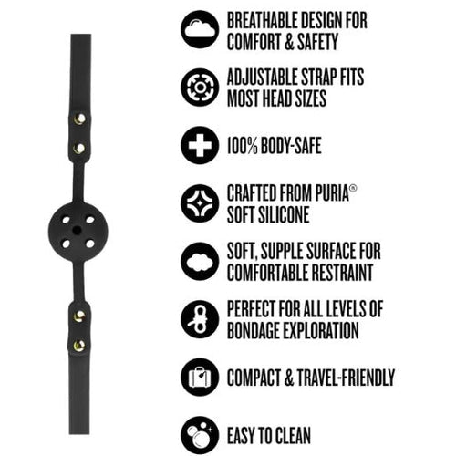 TEMPTASIA ARDOR BALL GAG BLACK - BN55555
