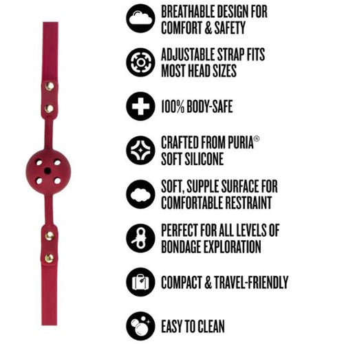 TEMPTASIA ARDOR BALL GAG RED - BN55558