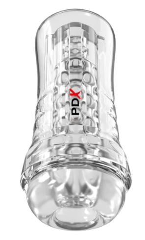PDX ELITE VIEWTUBE SEE-THRU EZ/GRIP STROKER CLEAR - PDRD55720