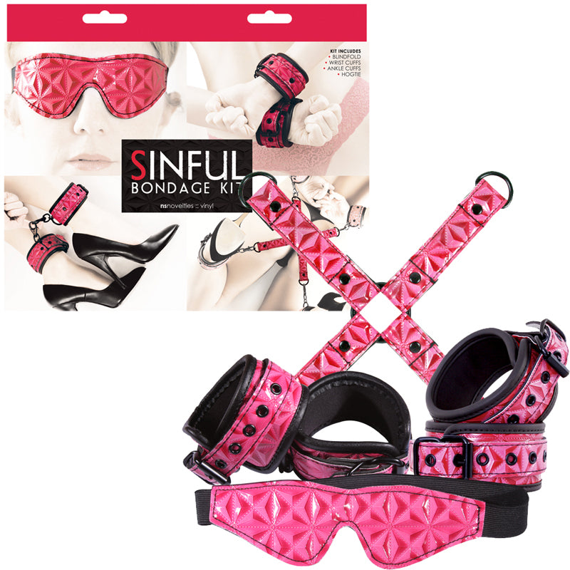 Sinful Vinyl Bondage Kit