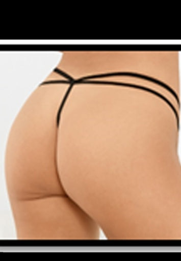 5805A Strappy 4Pk 2/2 Gstring - Lingerie-Pinkfoxxx