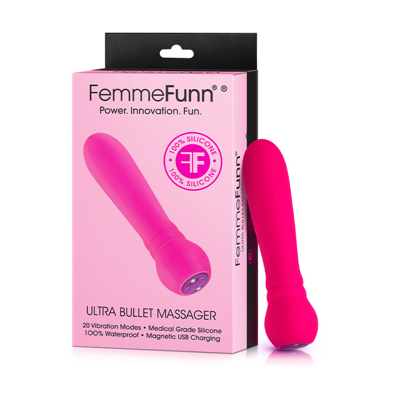 FemmeFunn Ultra Bullet Massager Rechargeable Silicone Vibrator