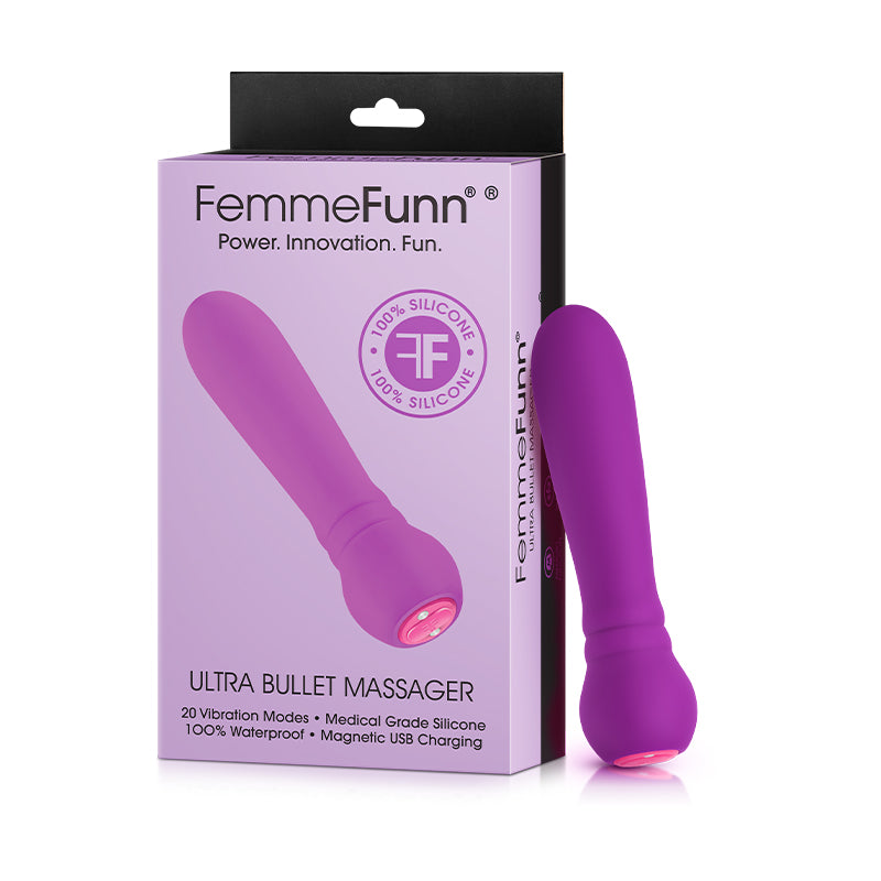 FemmeFunn Ultra Bullet Massager Rechargeable Silicone Vibrator