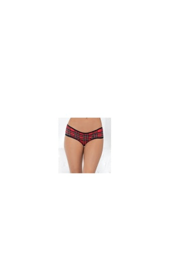 59093X - QUEEN PLAID PANTY