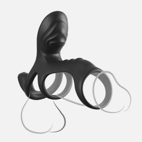 FANTASY C-RINGZ ULTIMATE COUPLES CAGE MAX BLACK - PD596823