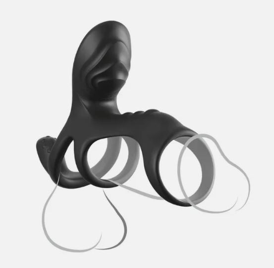 FANTASY C-RINGZ ULTIMATE COUPLES CAGE MAX BLACK - PD596823