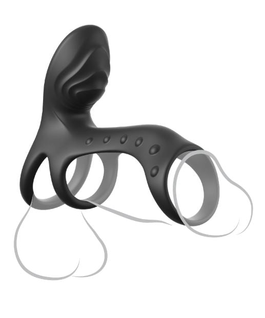 FANTASY C-RINGZ ULTIMATE COUPLES CAGE PRO BLACK - PD596923