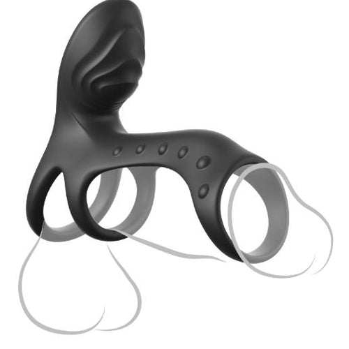FANTASY C-RINGZ ULTIMATE COUPLES CAGE PRO BLACK - PD596923