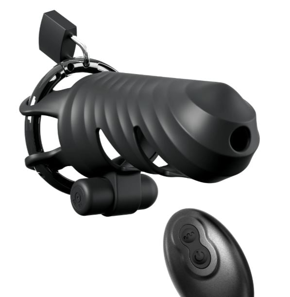 FANTASY C RINGZ VIBRATING COCK BLOCKER BLK - PD597123