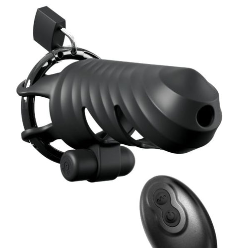 FANTASY C RINGZ VIBRATING COCK BLOCKER BLK - PD597123