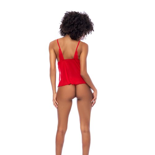 The perfect mix of simplicity and romanticism. Babydoll in eyelash lace and stretch mesh c