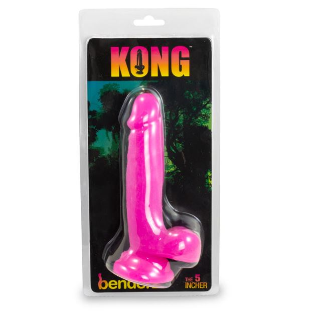 KONG BENDERZ DUAL DENSITY DONG 5IN PINK - FRKON021927