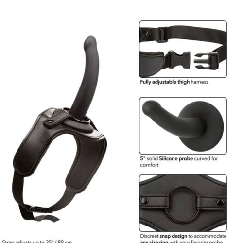 ONYXXX THIGH STRAP W/SILICONE PROBE - SE149700