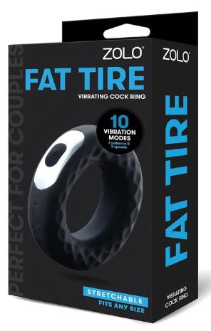 ZOLO FAT TIRE VIBRATING COCK RING - XGZO6069