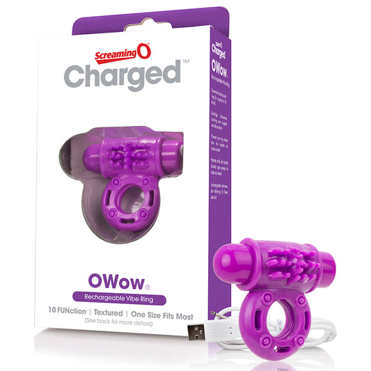 Screaming O Charged OWow Vooom Vibrating Cock Ring