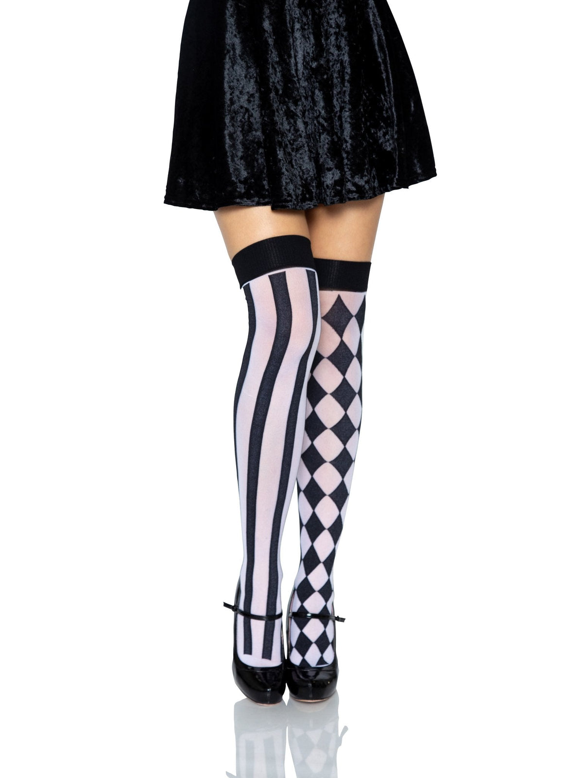 Harlequin Thigh High Stockings - 6120      00722