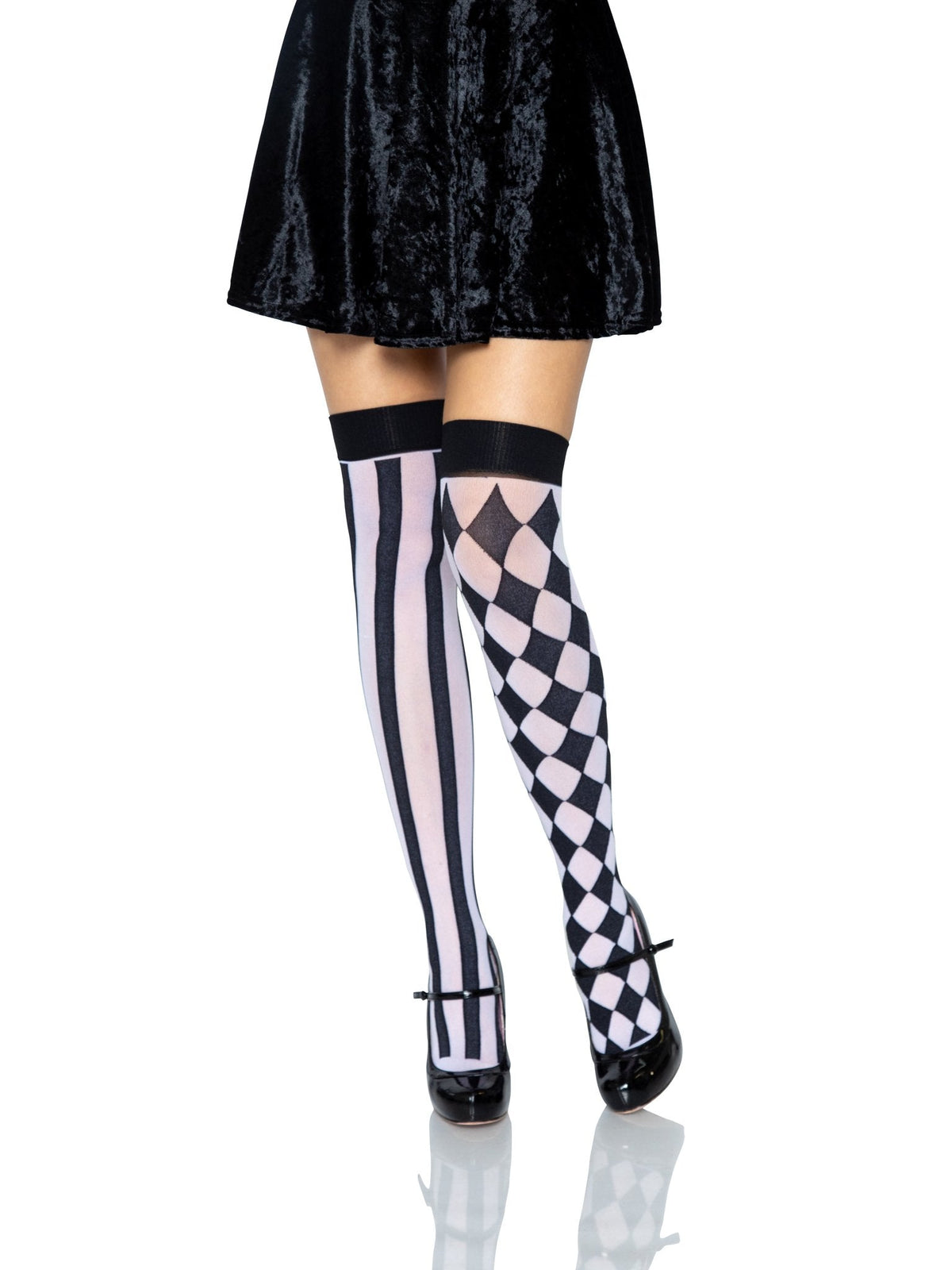 Harlequin Thigh High Stockings - 6120      00722