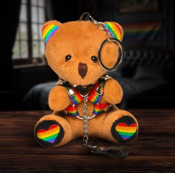 MASTER SERIES PRIDE BEAR KEYCHAIN - XRAH614