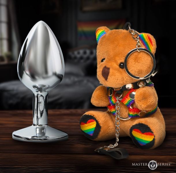 MASTER SERIES PRIDE BEAR KEYCHAIN - XRAH614
