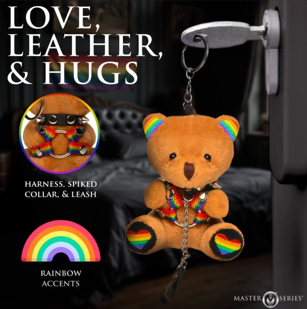 MASTER SERIES PRIDE BEAR KEYCHAIN - XRAH614