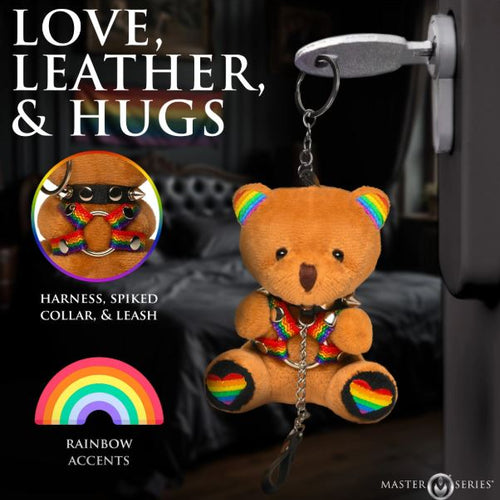 MASTER SERIES PRIDE BEAR KEYCHAIN - XRAH614