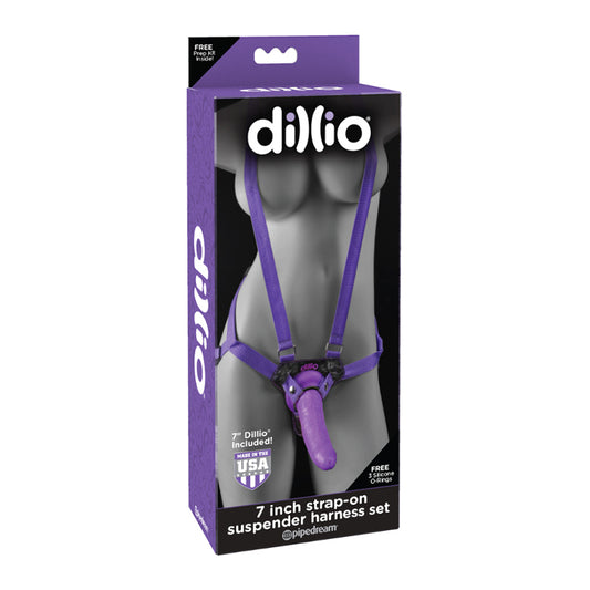 Pipedream Dillio Adjustable Strap-On Suspender Harness Set