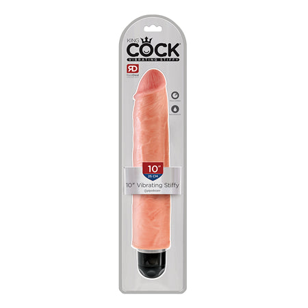 Pipedream King Cock 10 in. Vibrating Stiffy Realistic Dildo